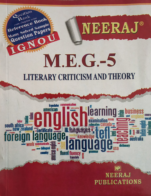 Neeraj MEG - 05 Literary Criticism And Theory